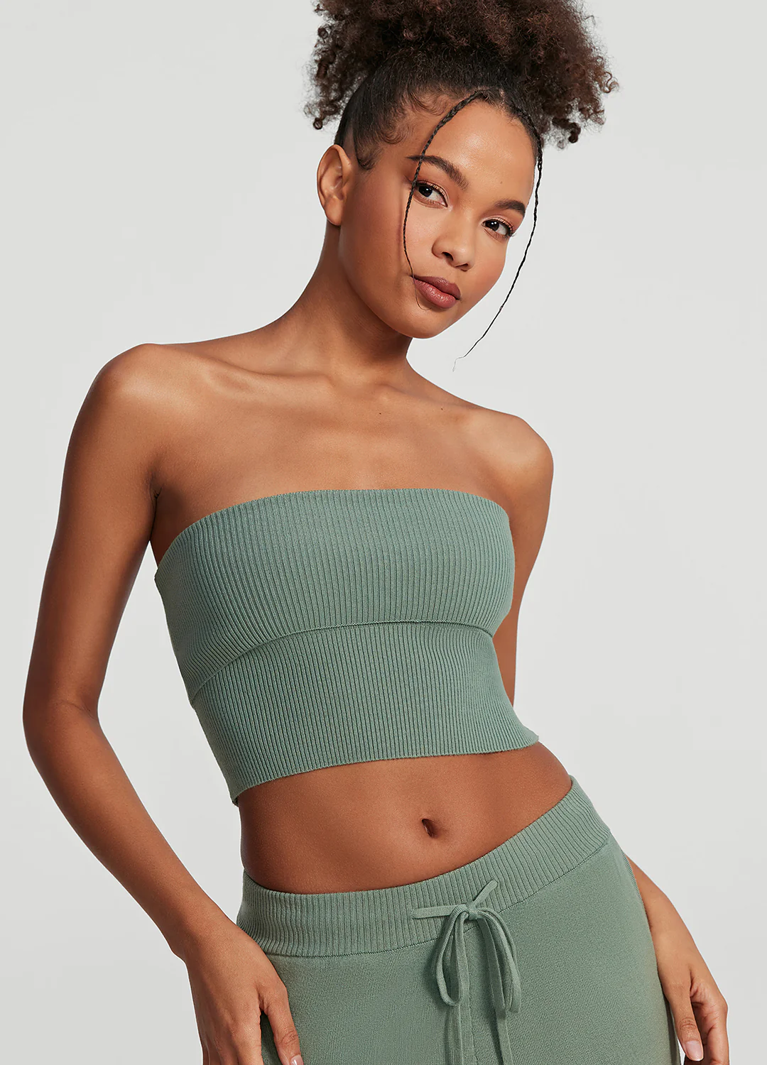 Chunky Knit Crop Top - Image 6