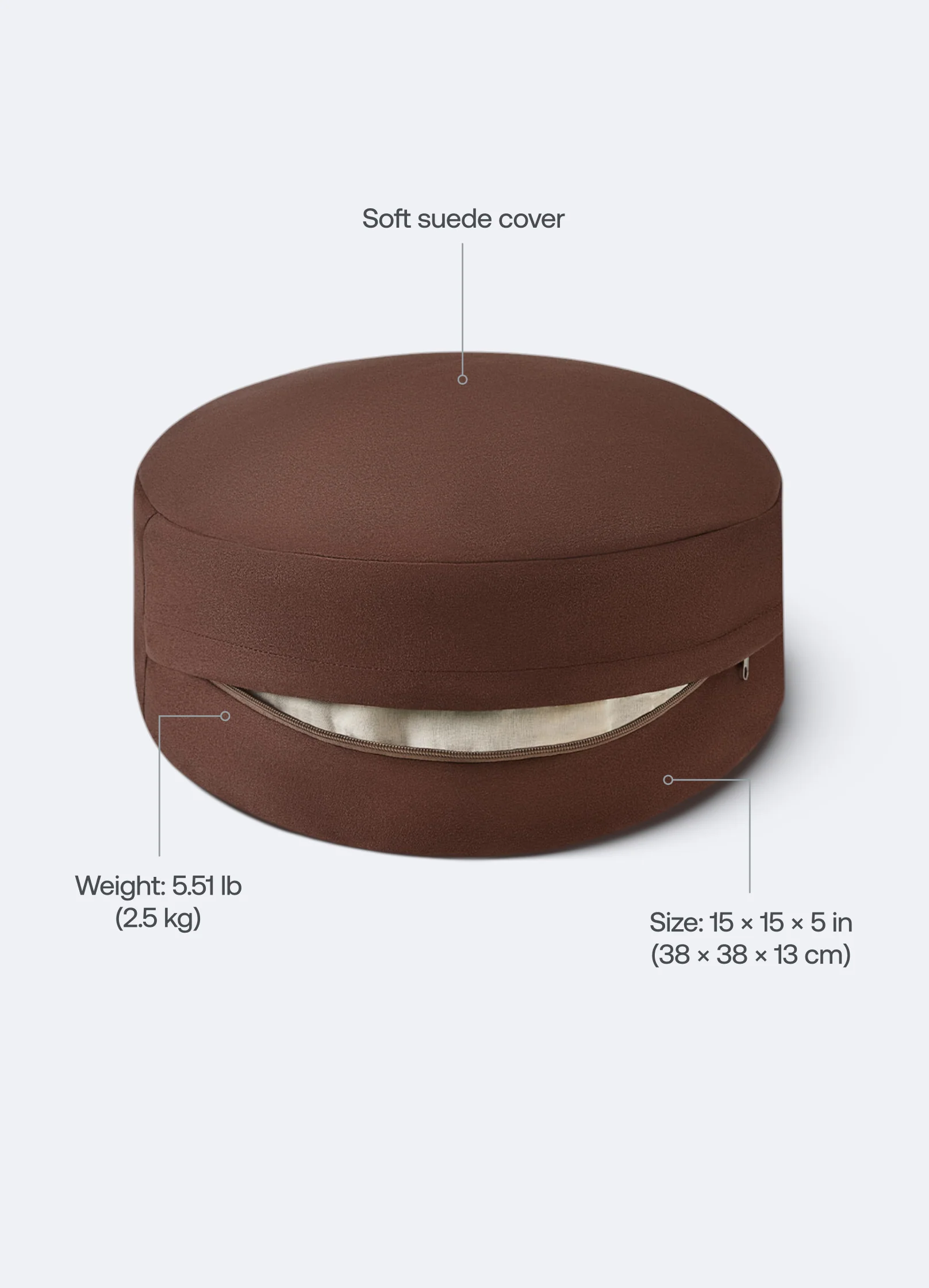 Buckwheat Meditation Cushion - Image 2