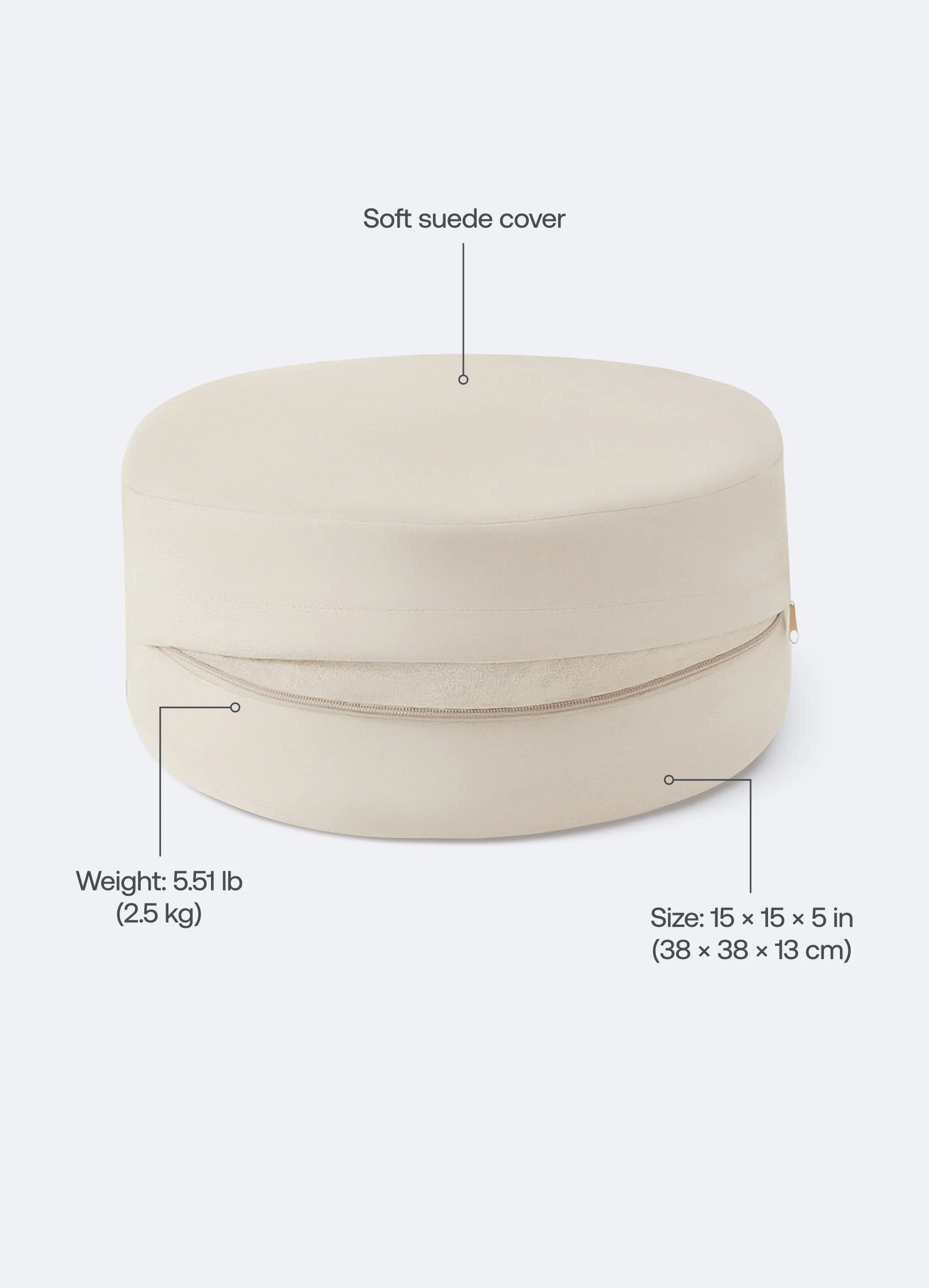 Buckwheat Meditation Cushion - Image 2