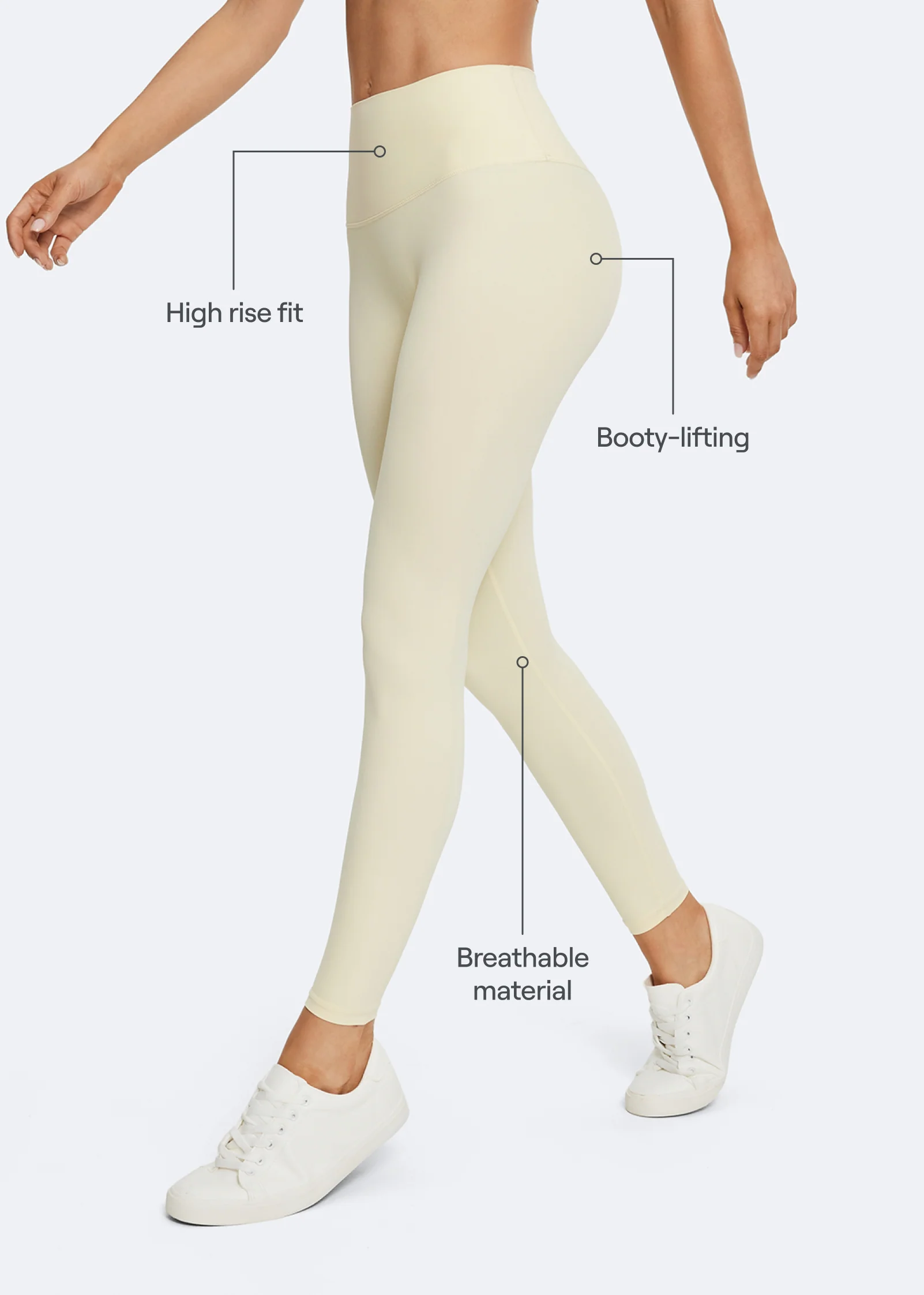 High-Waisted ⅞ Leggings - Image 3