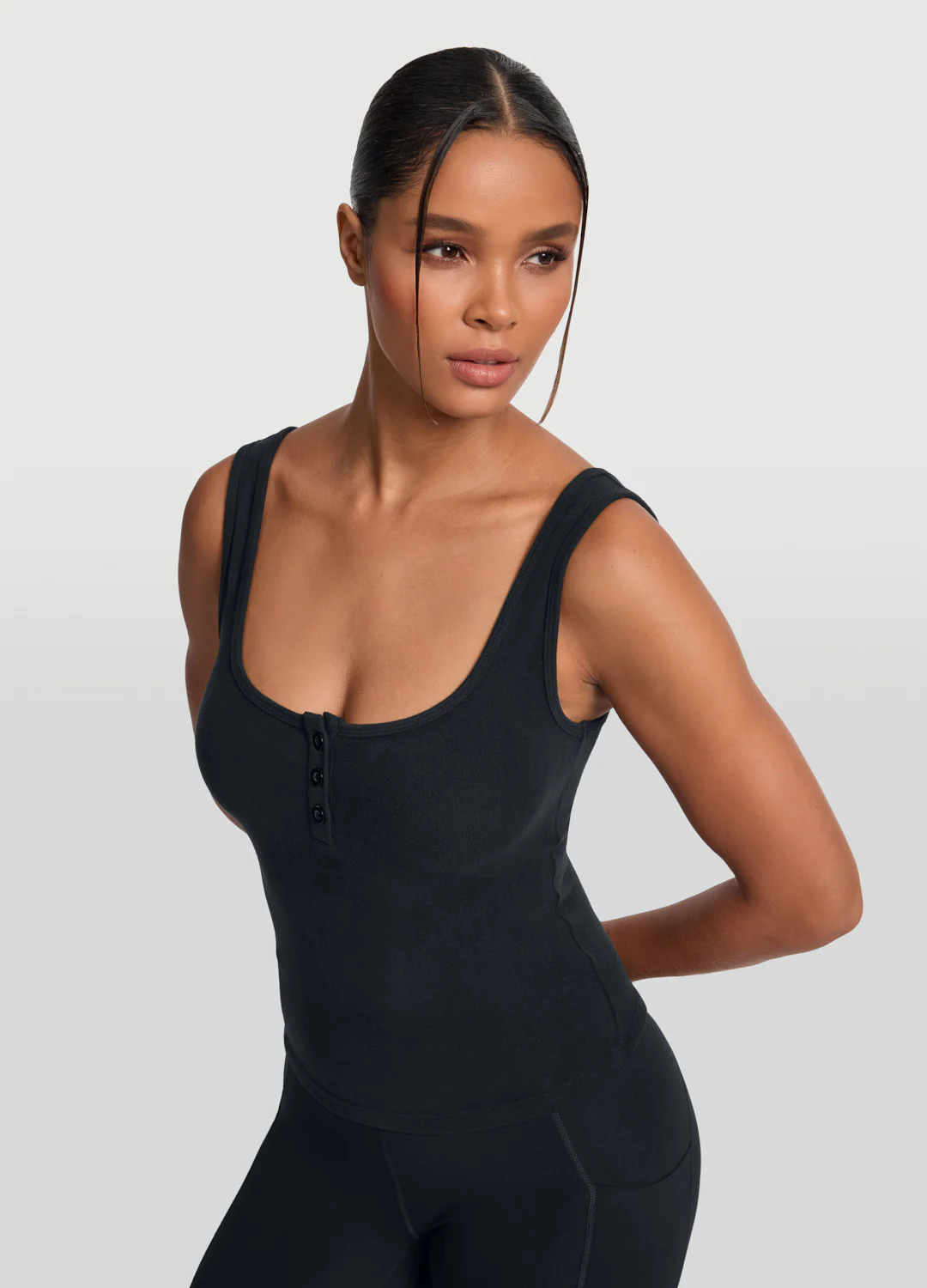 Button Front Tank Top - Image 5