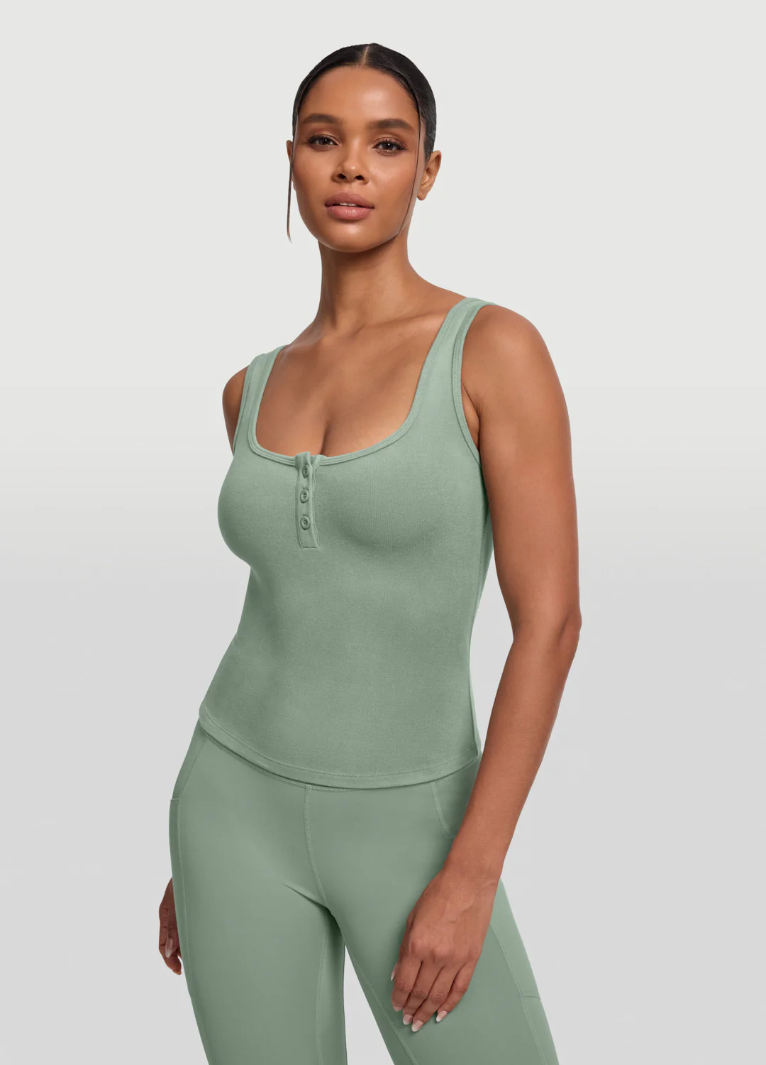 Button Front Tank Top - Image 6