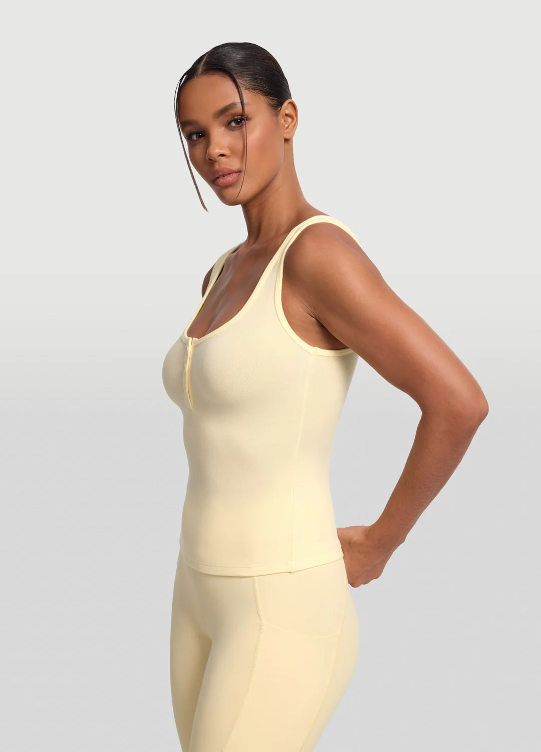 Button Front Tank Top - Image 2