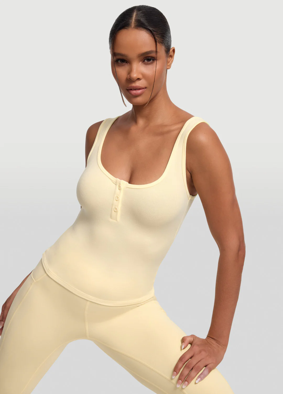 Button Front Tank Top - Image 5