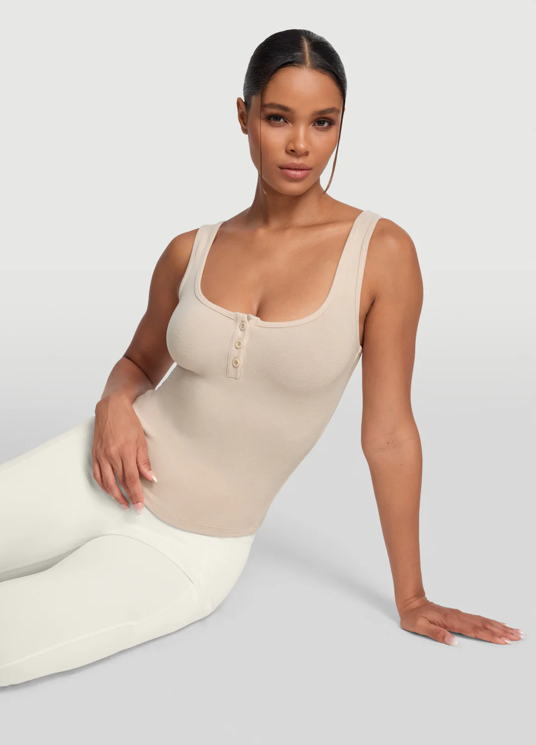 Button Front Tank Top - Image 6