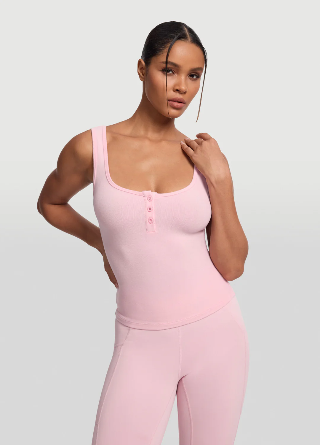 Button Front Tank Top - Image 5