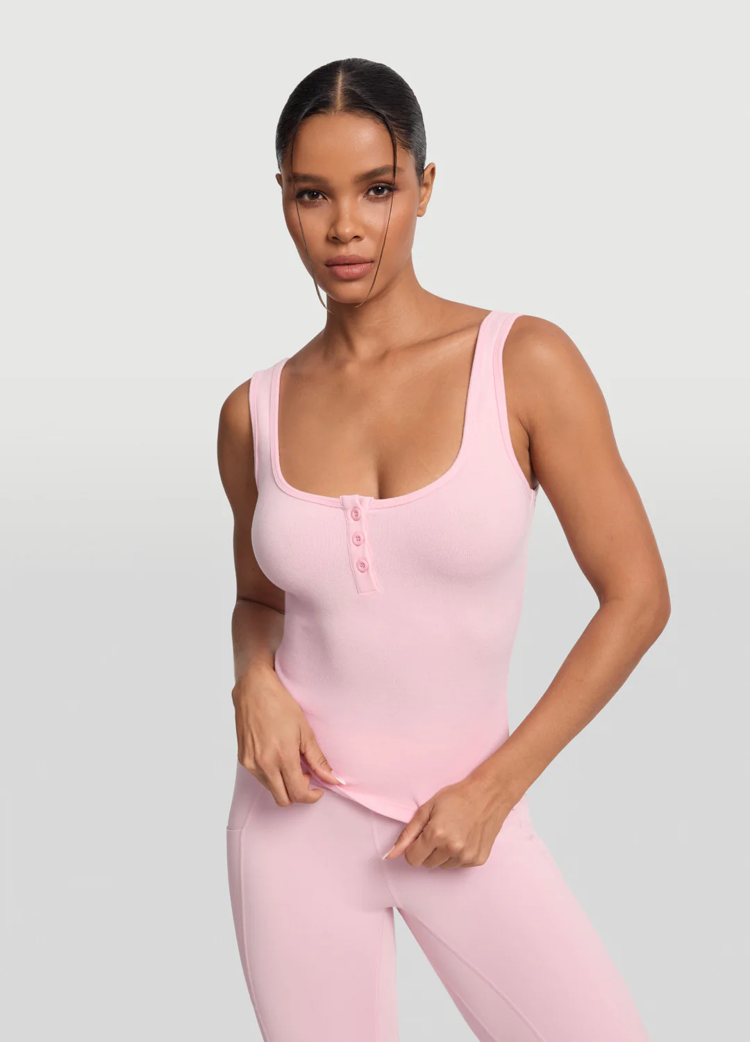 Button Front Tank Top - Image 6