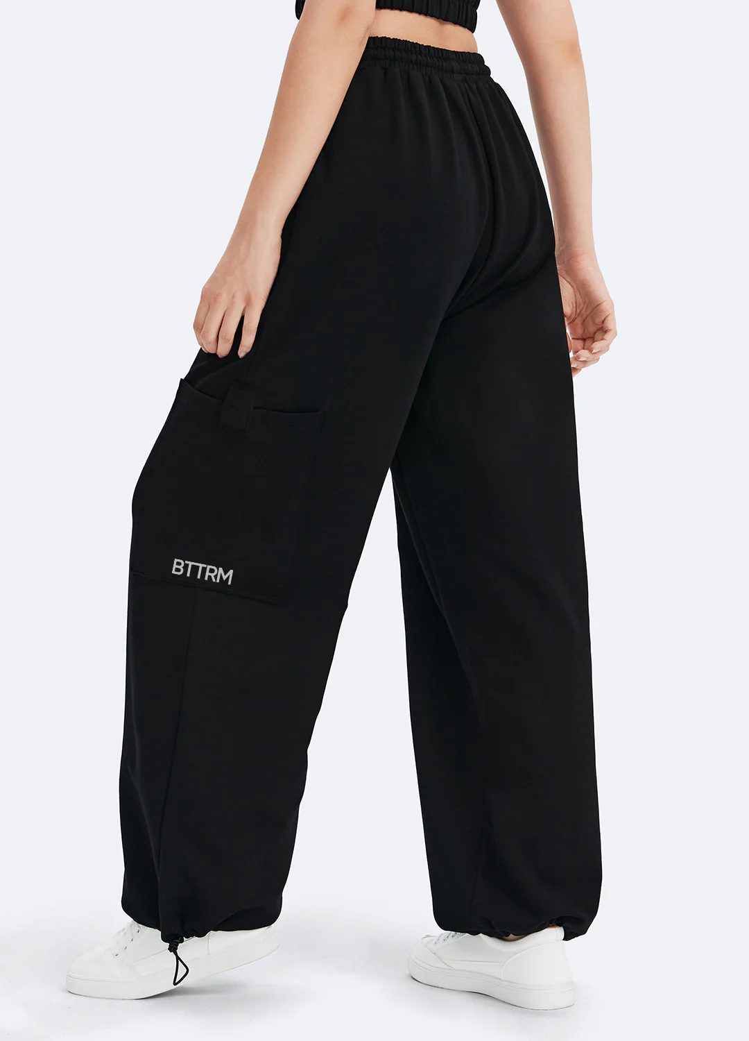 Casual Drawstring Waist Sweatpants - Image 4