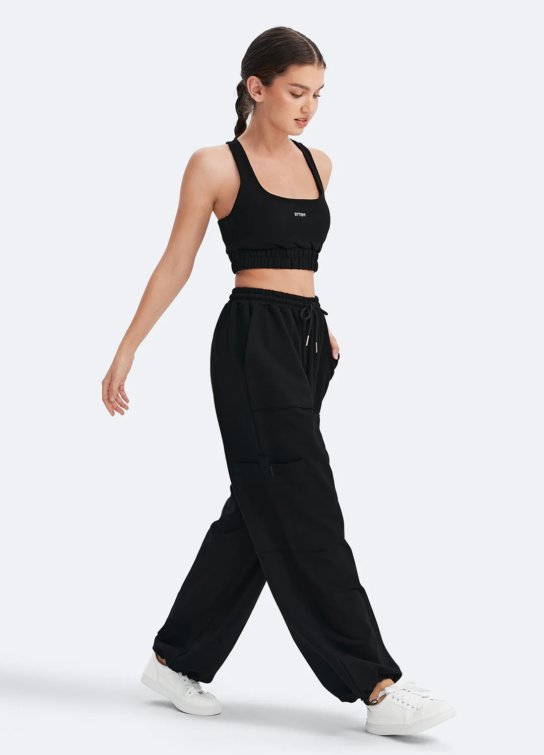 Casual Drawstring Waist Sweatpants - Image 6