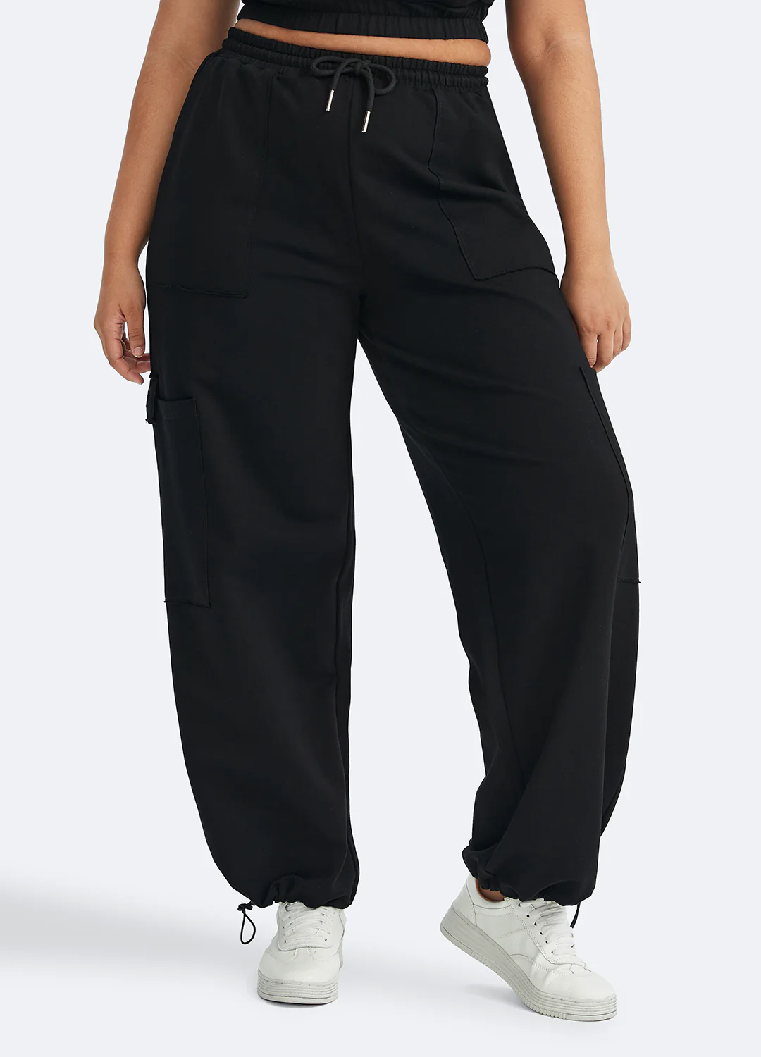 Casual Drawstring Waist Sweatpants - Image 7