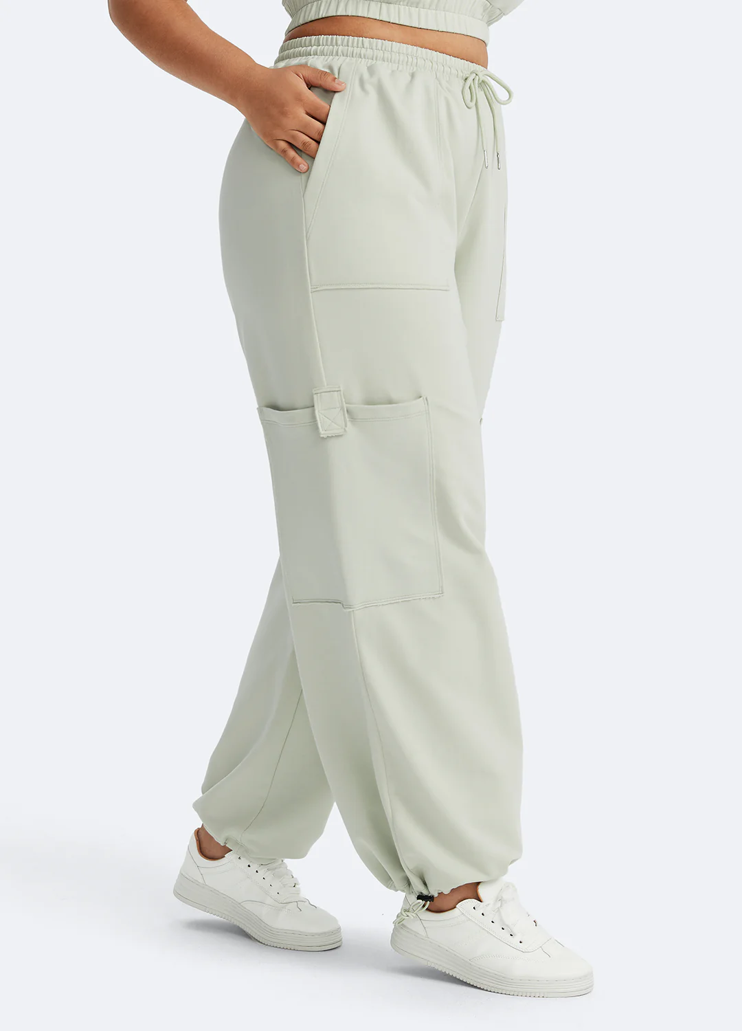 Casual Drawstring Waist Sweatpants - Image 10