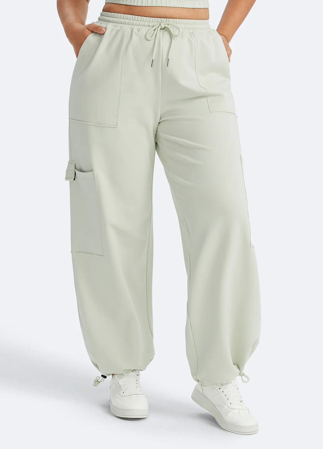 Casual Drawstring Waist Sweatpants - Image 7