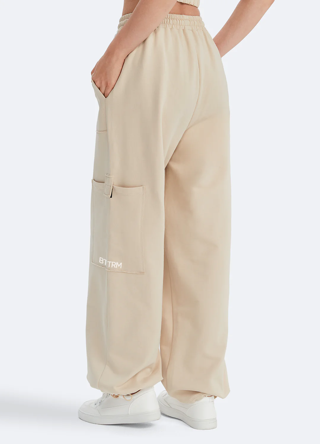Casual Drawstring Waist Sweatpants - Image 4