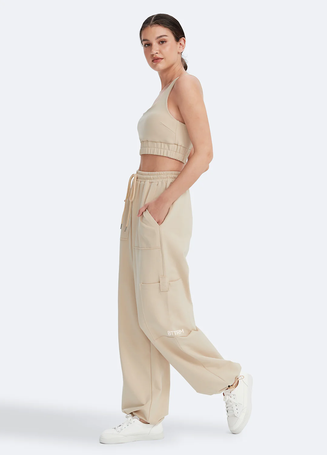 Casual Drawstring Waist Sweatpants - Image 6