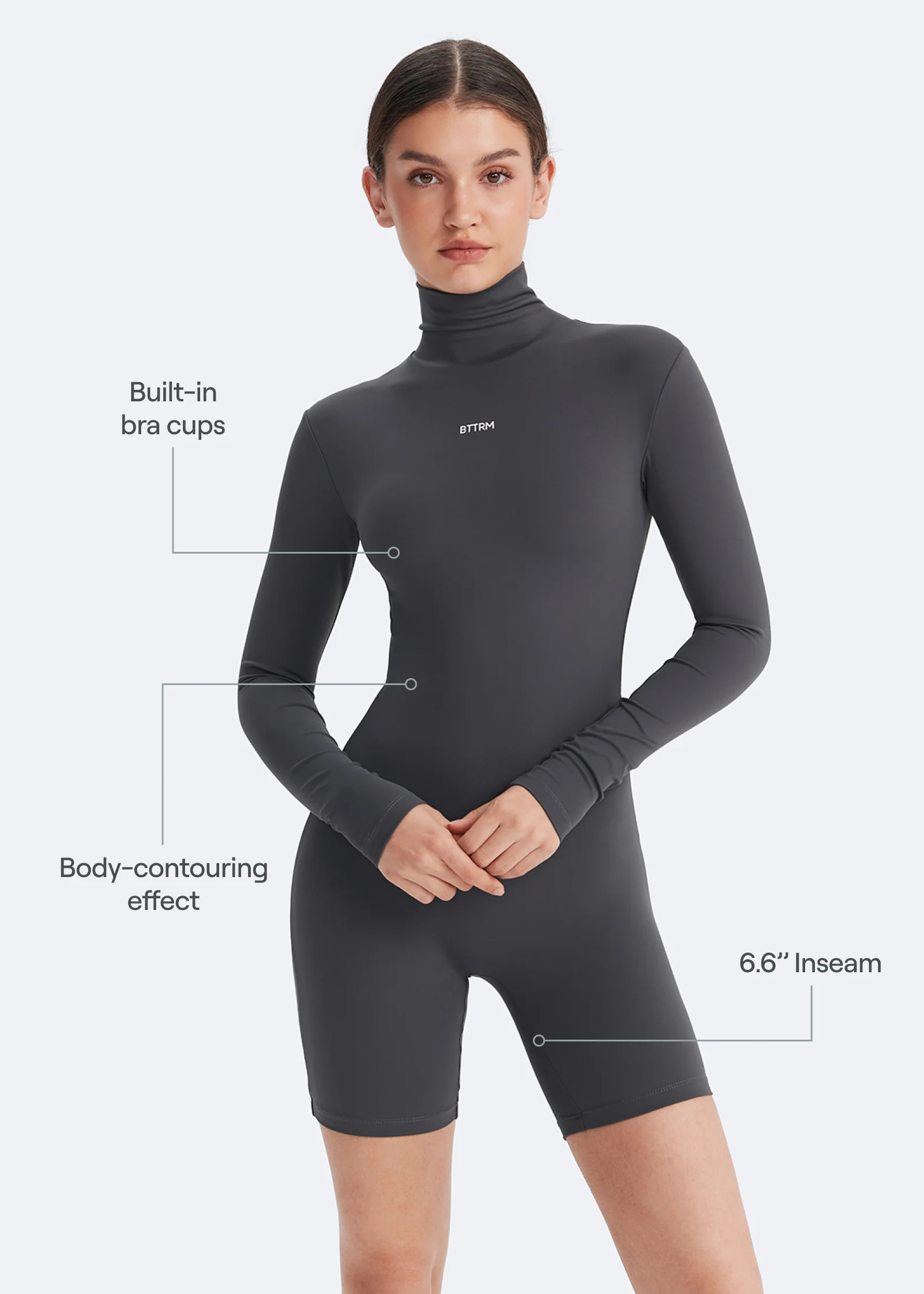 Classic Long Sleeve Romper - Image 3