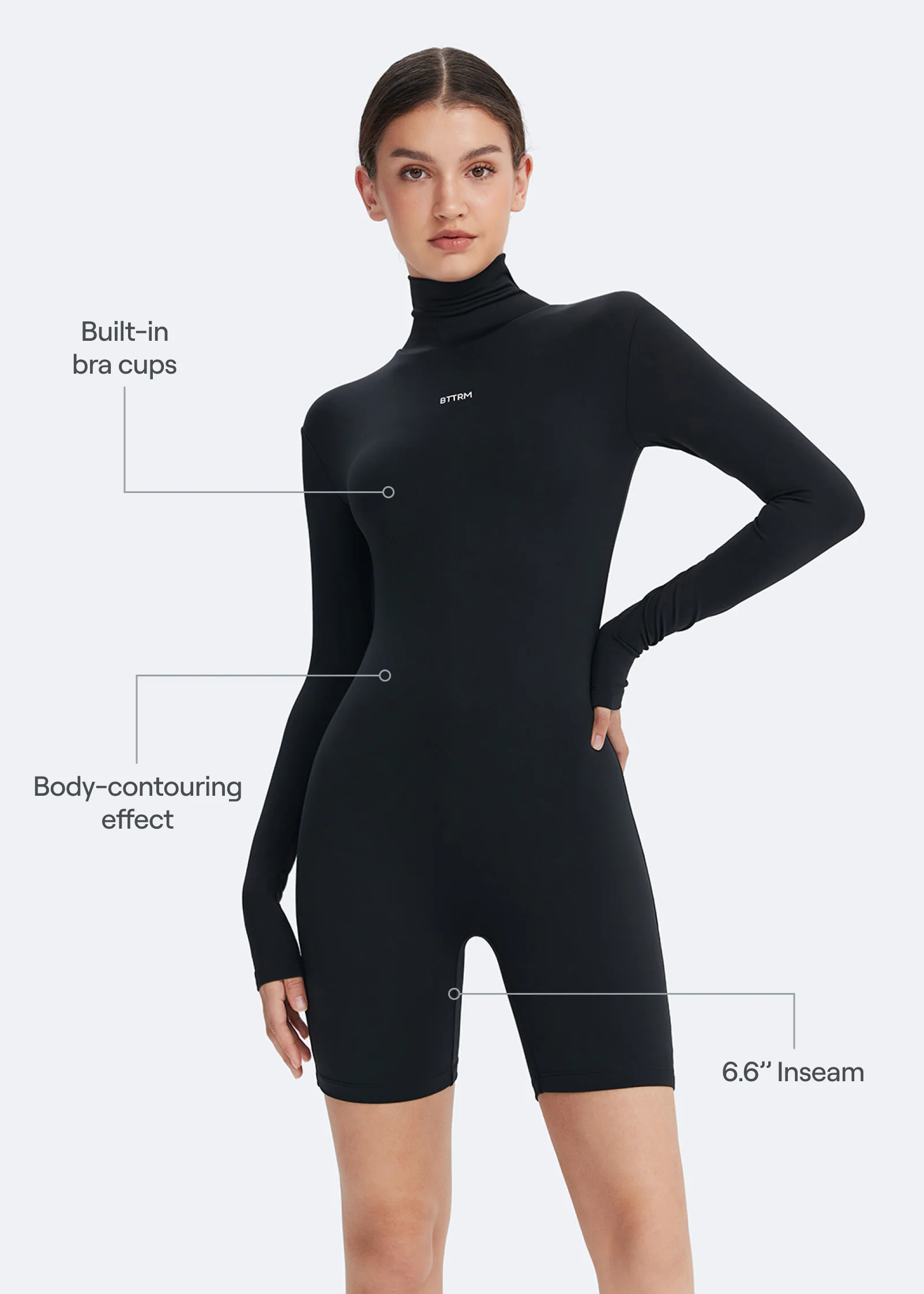 Classic Long Sleeve Romper - Image 2
