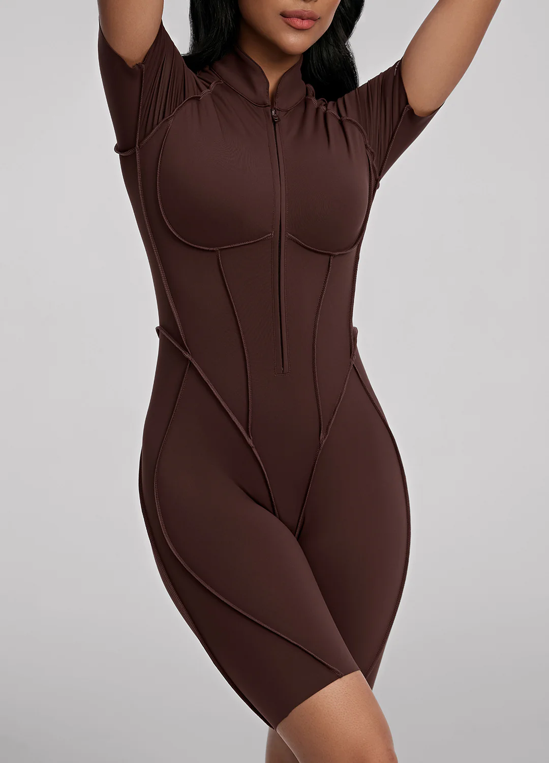 Closed-Back Shorts Catsuit - Image 4