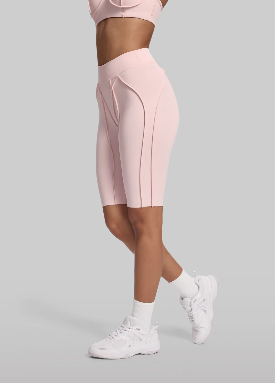 Contour Stitch Bike Shorts - Image 2