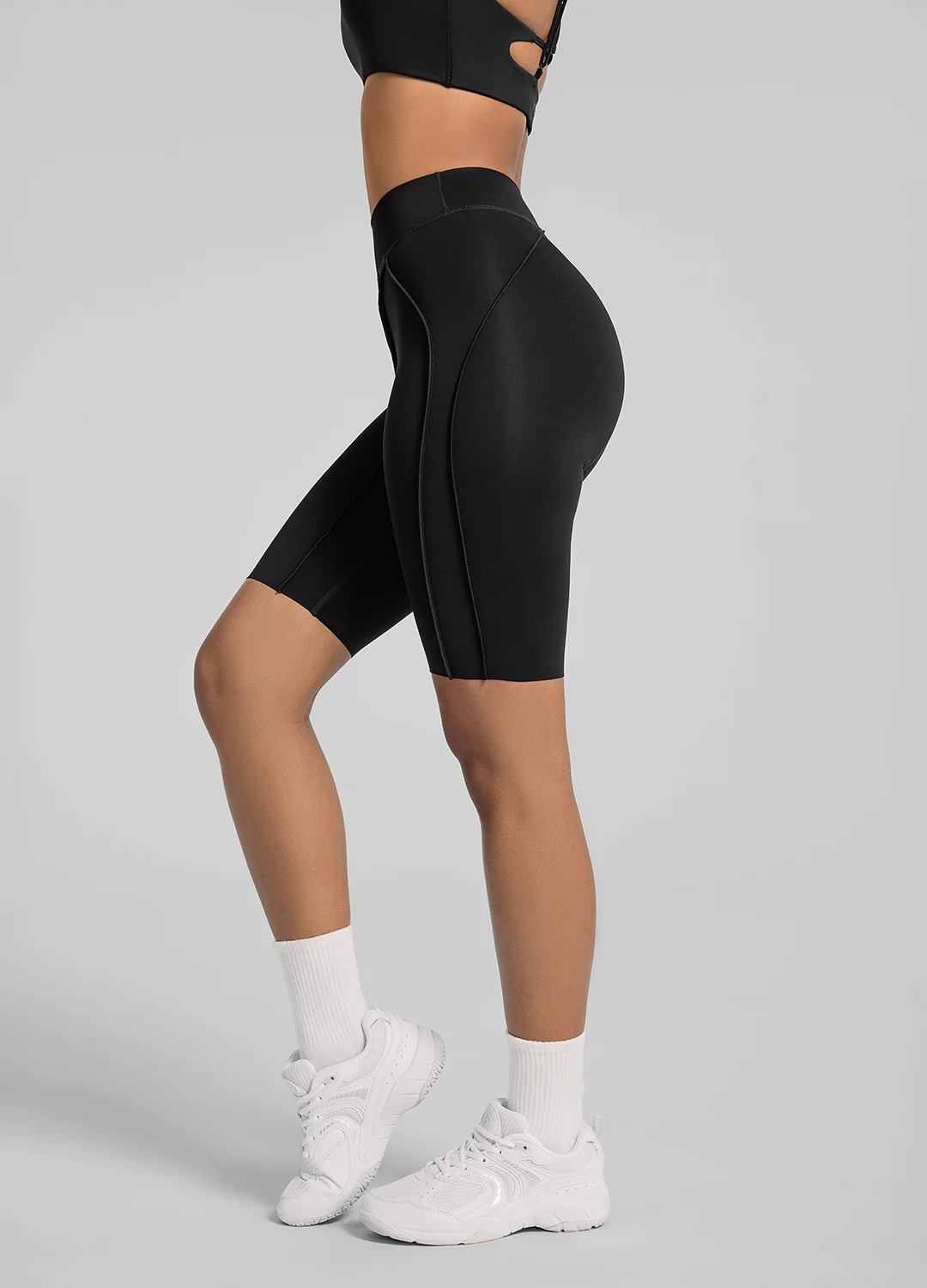 Contour Stitch Bike Shorts - Image 2