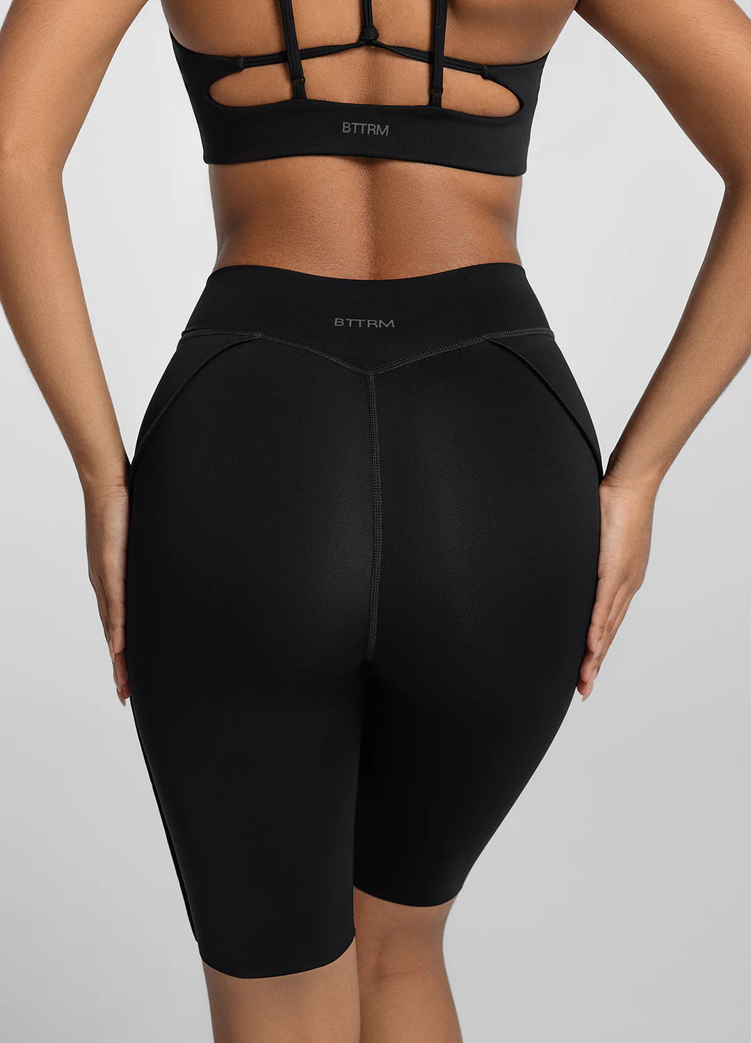 Contour Stitch Bike Shorts - Image 4