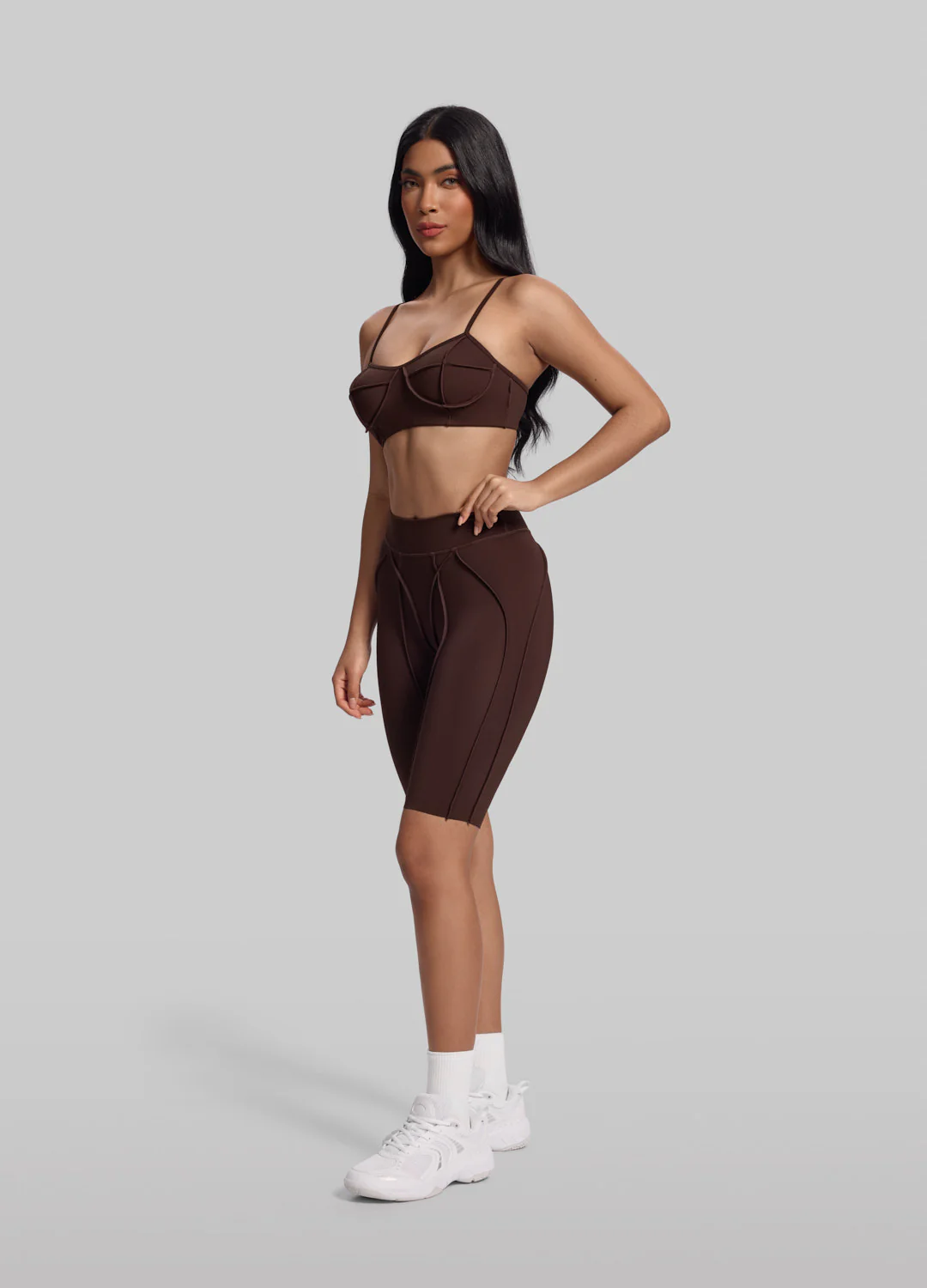 Contour Stitch Bike Shorts - Image 2