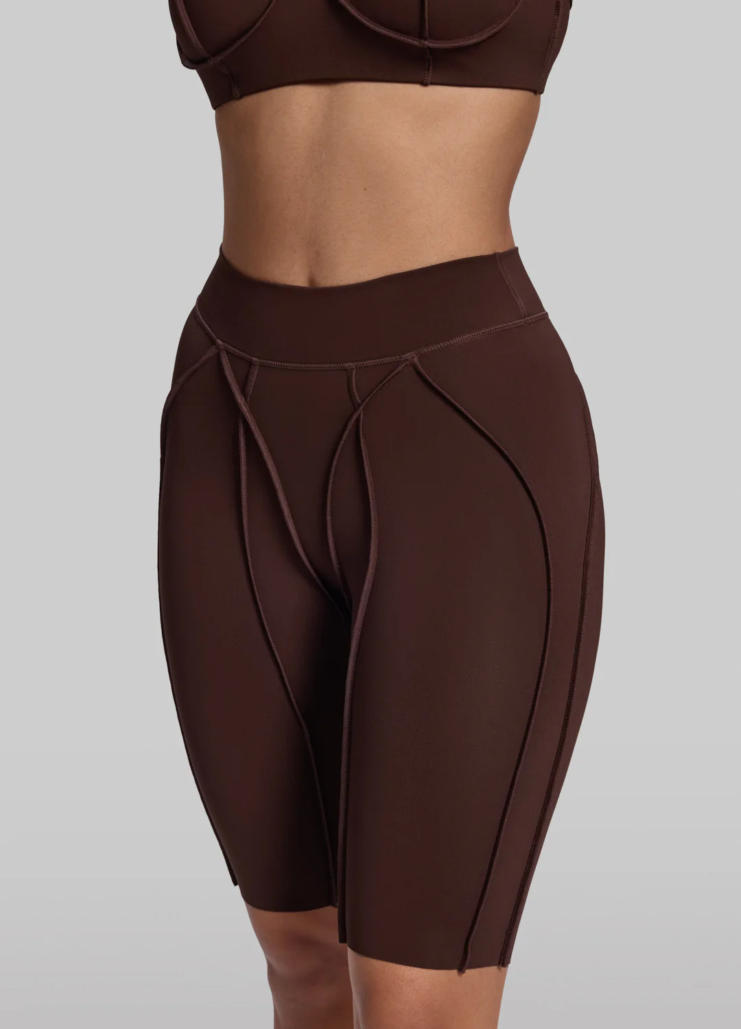 Contour Stitch Bike Shorts - Image 4
