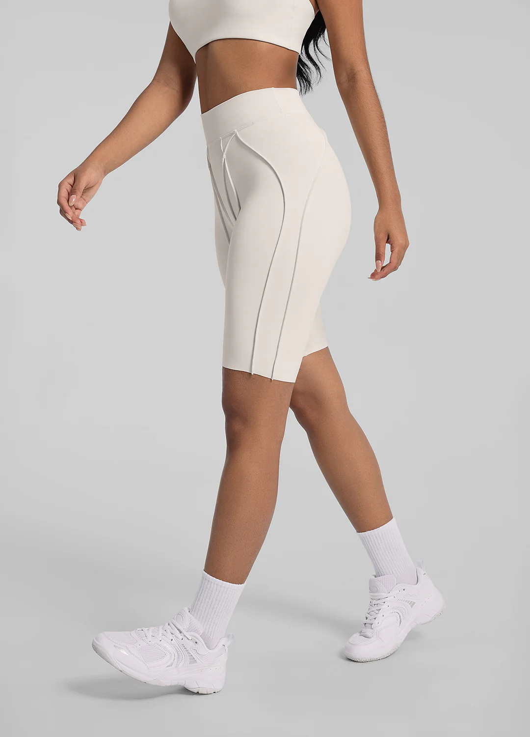Contour Stitch Bike Shorts - Image 2