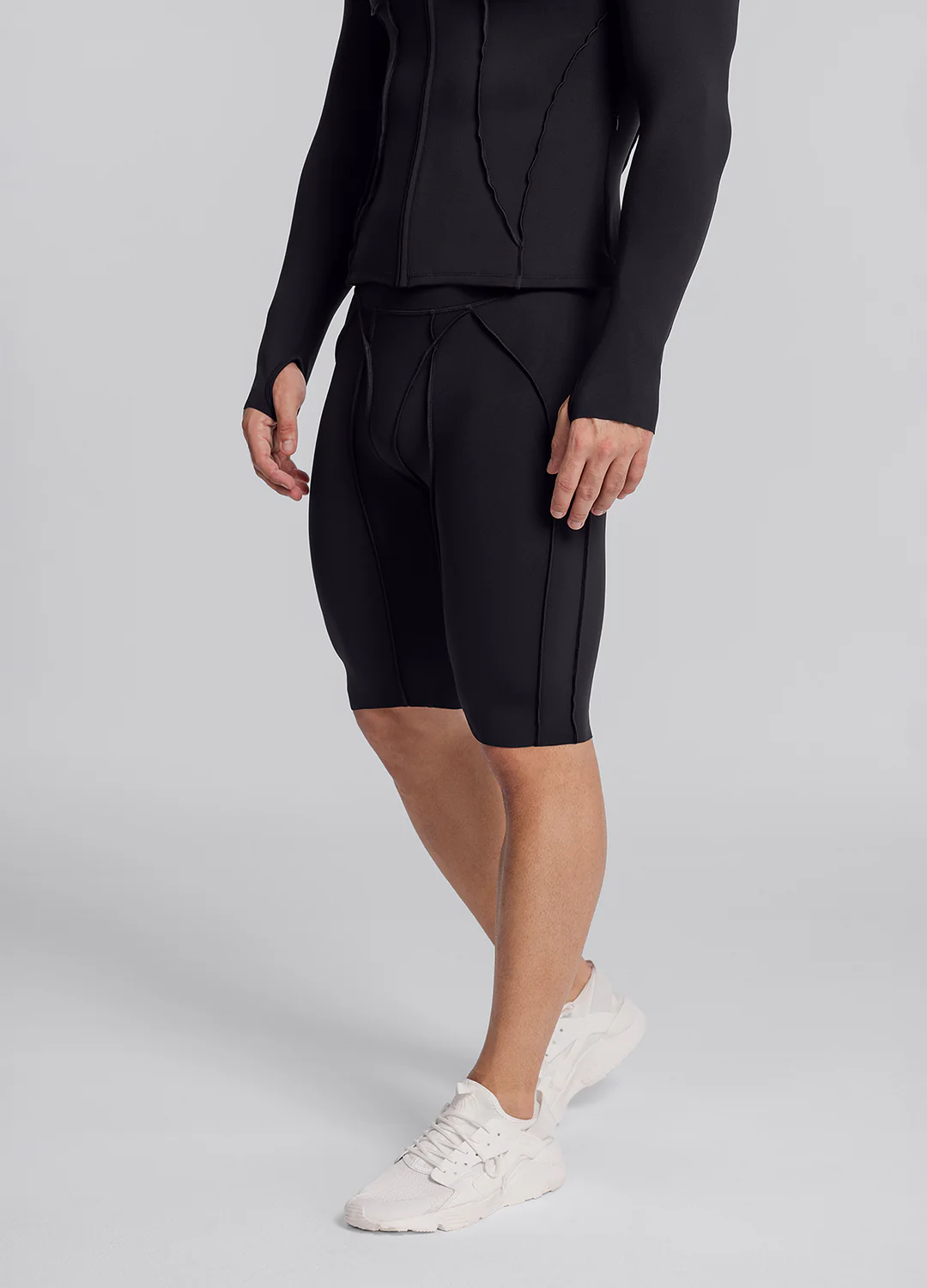 Contour Stitch Bike Shorts - Image 2