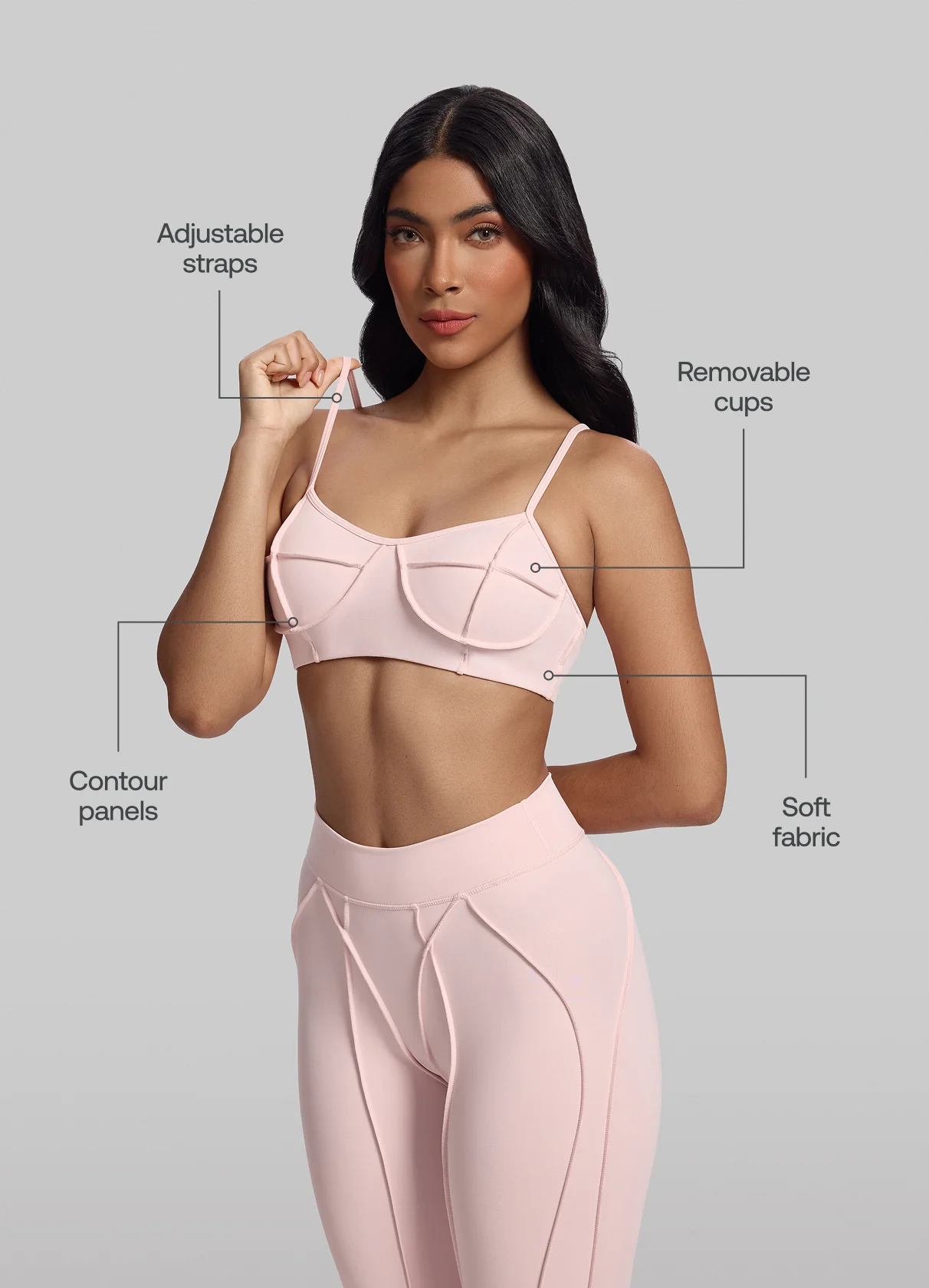 Contour Stitch Bralette - Image 2