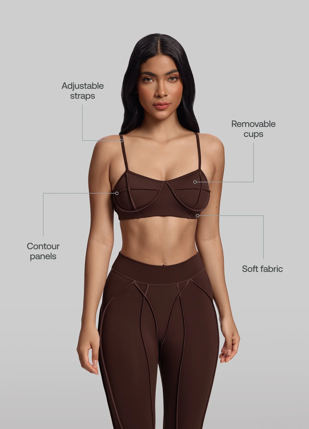 Contour Stitch Bralette - Image 2