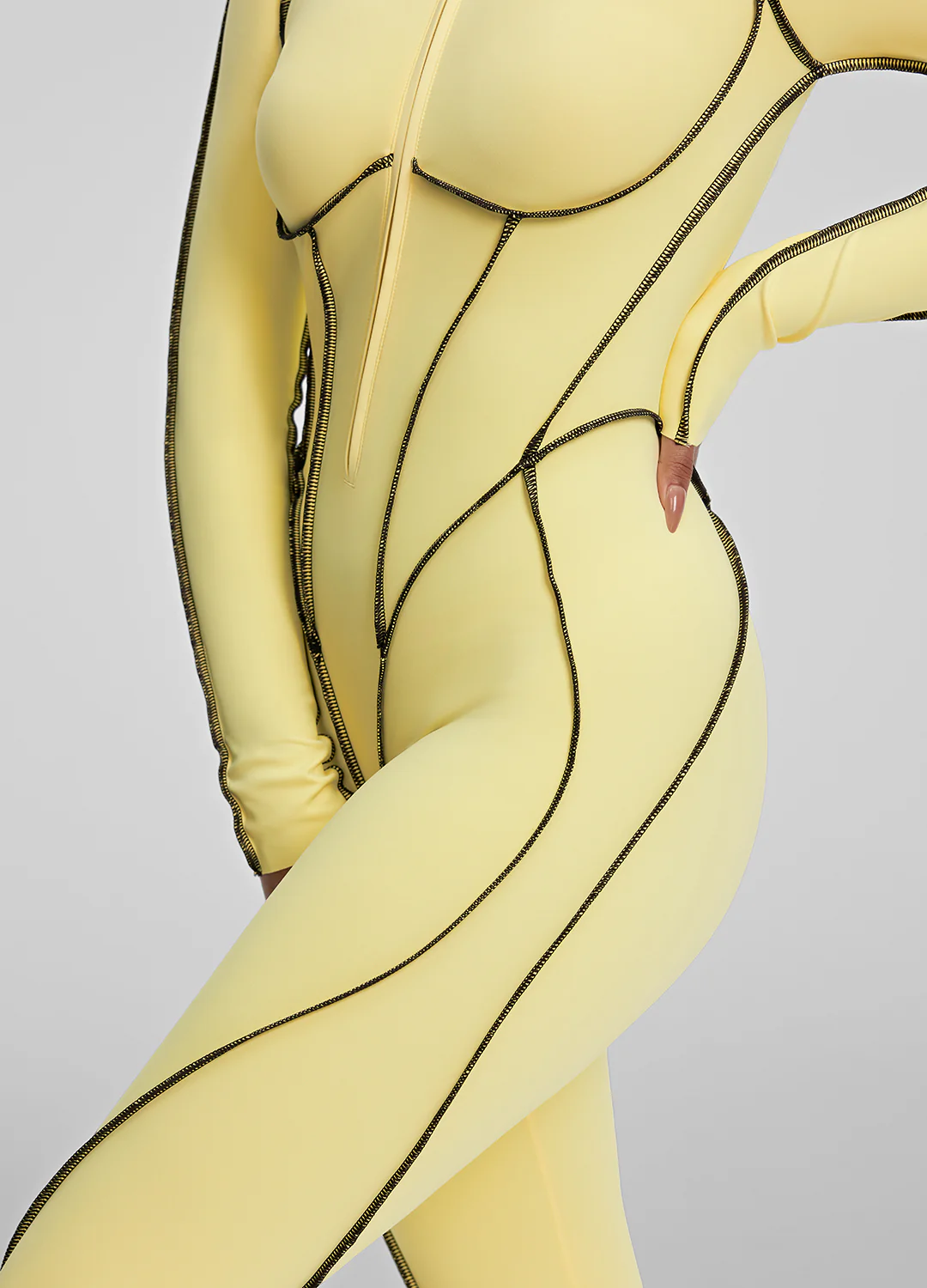 Contour Stitch Catsuit - Image 4