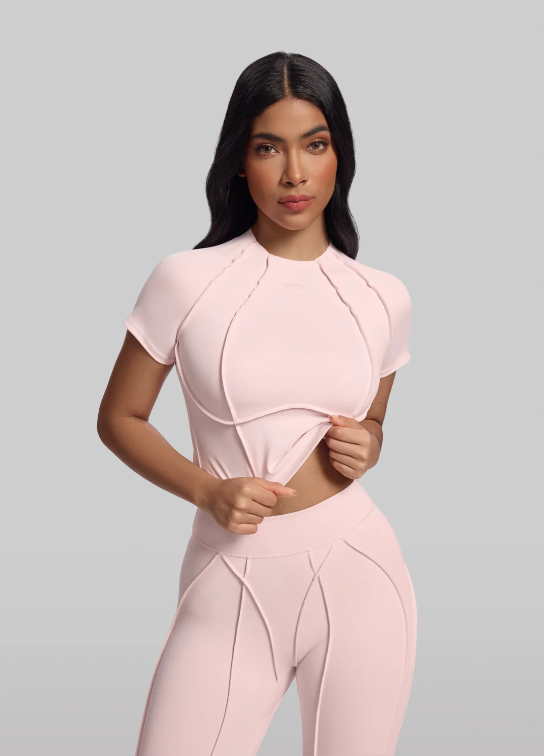 Contour Stitch Crop Top - Image 4