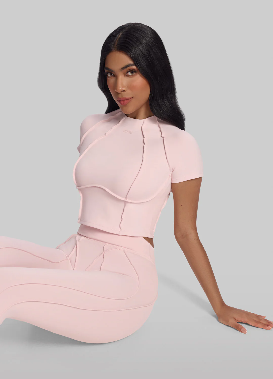Contour Stitch Crop Top - Image 5