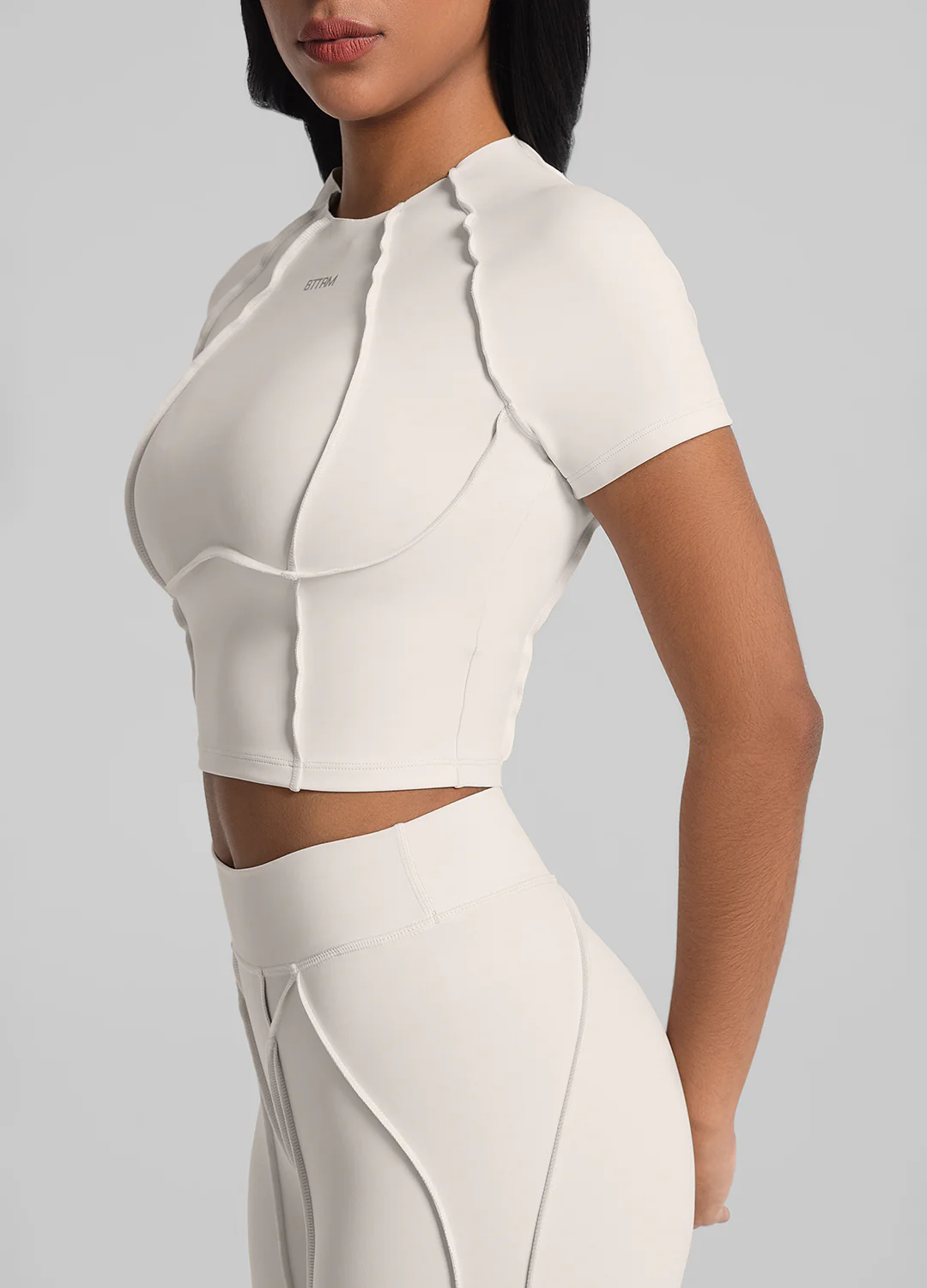 Contour Stitch Crop Top - Image 3