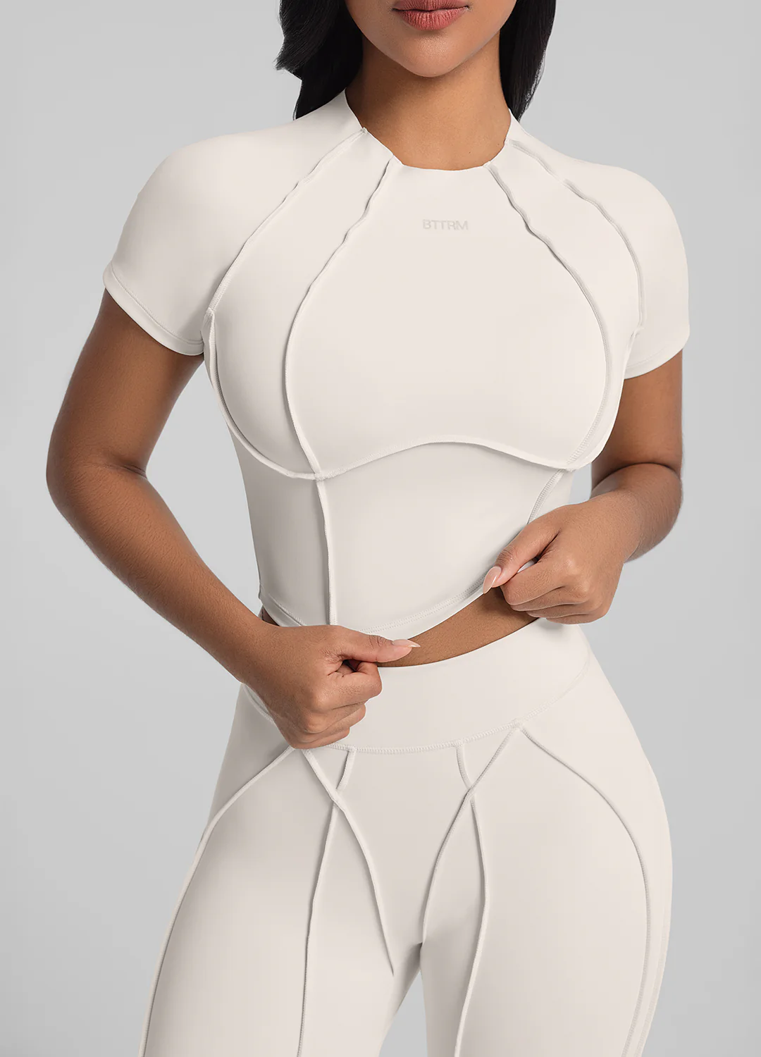 Contour Stitch Crop Top - Image 5
