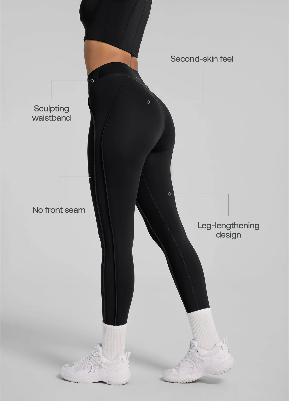 Contour Stitch Leggings - Image 2