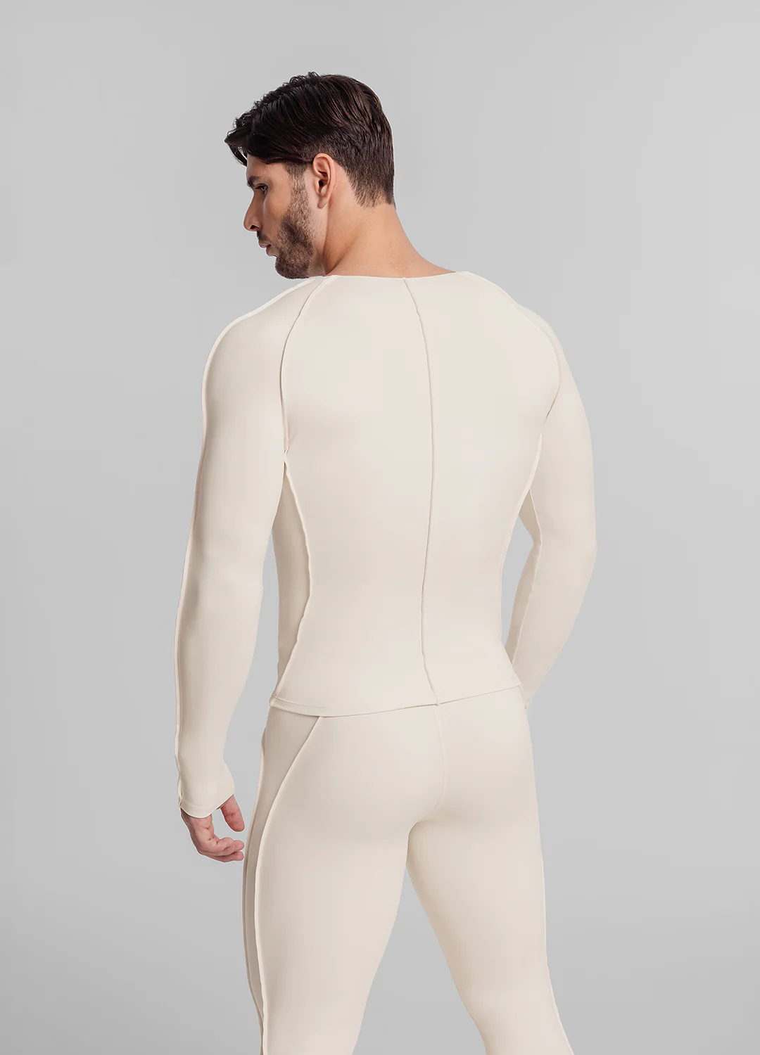 Contour Stitch Long Sleeve Top - Image 3