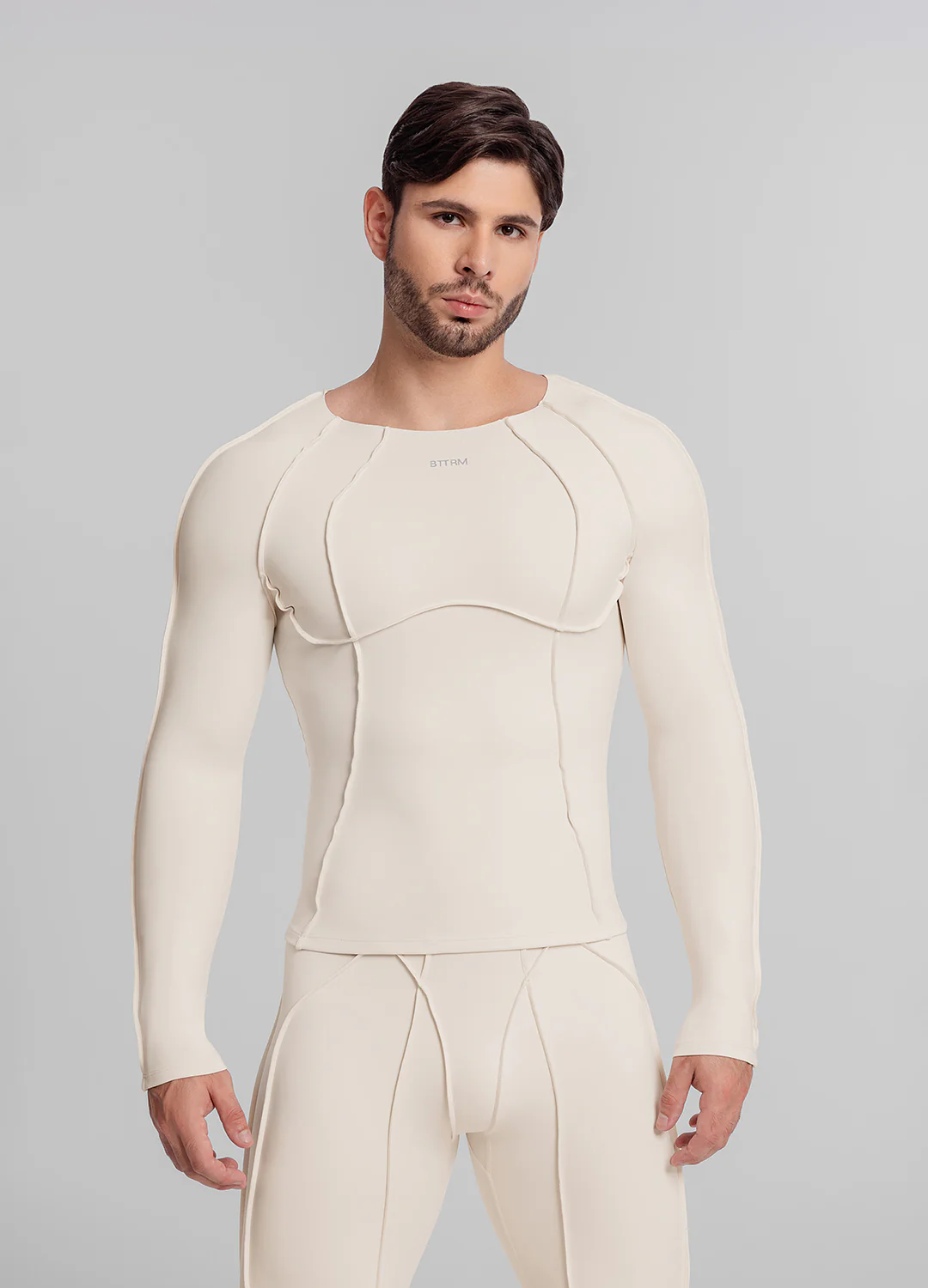 Contour Stitch Long Sleeve Top - Image 5