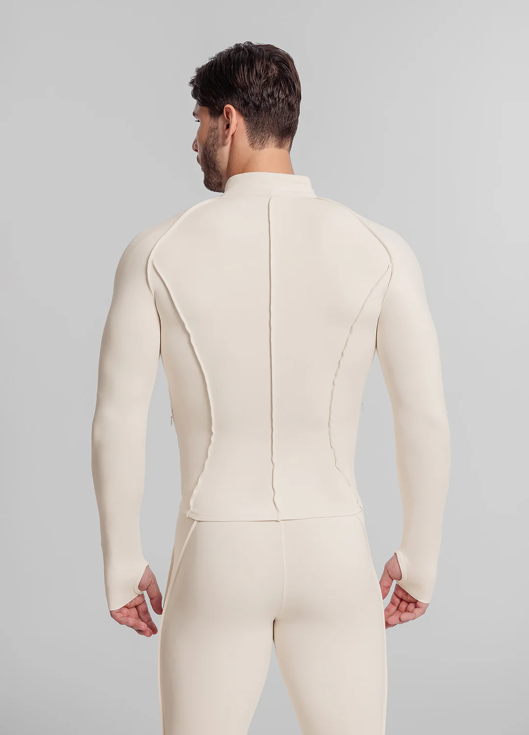 Contour Zip-Up Long Sleeve Top - Image 3
