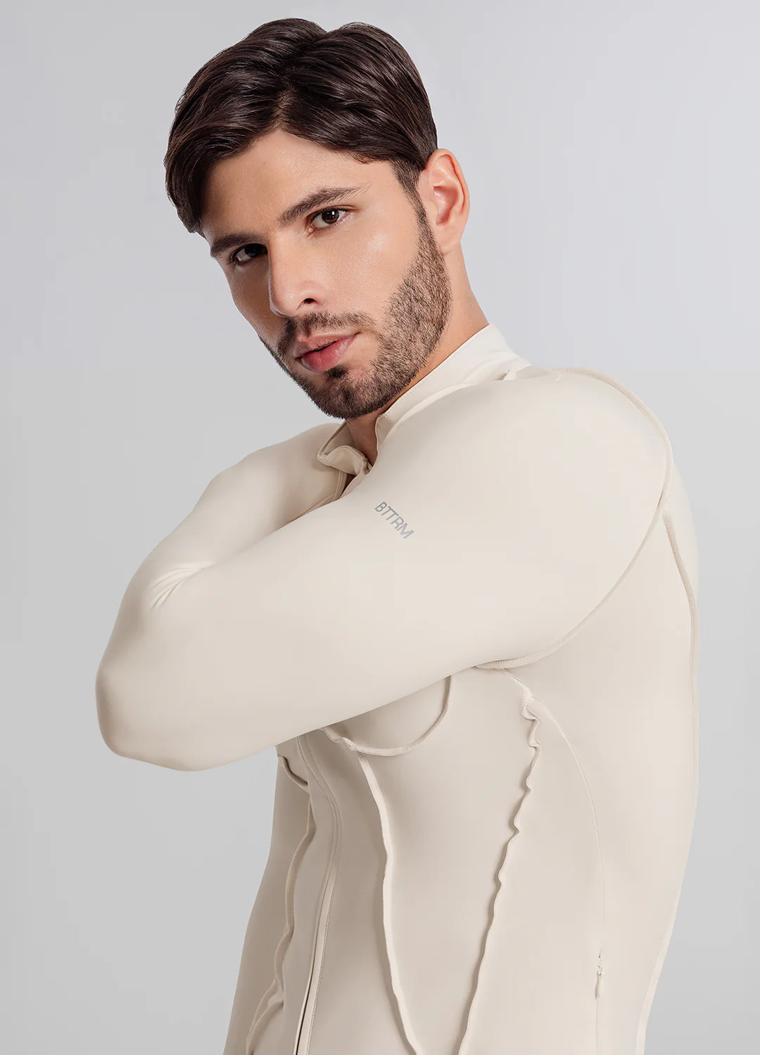 Contour Zip-Up Long Sleeve Top - Image 5
