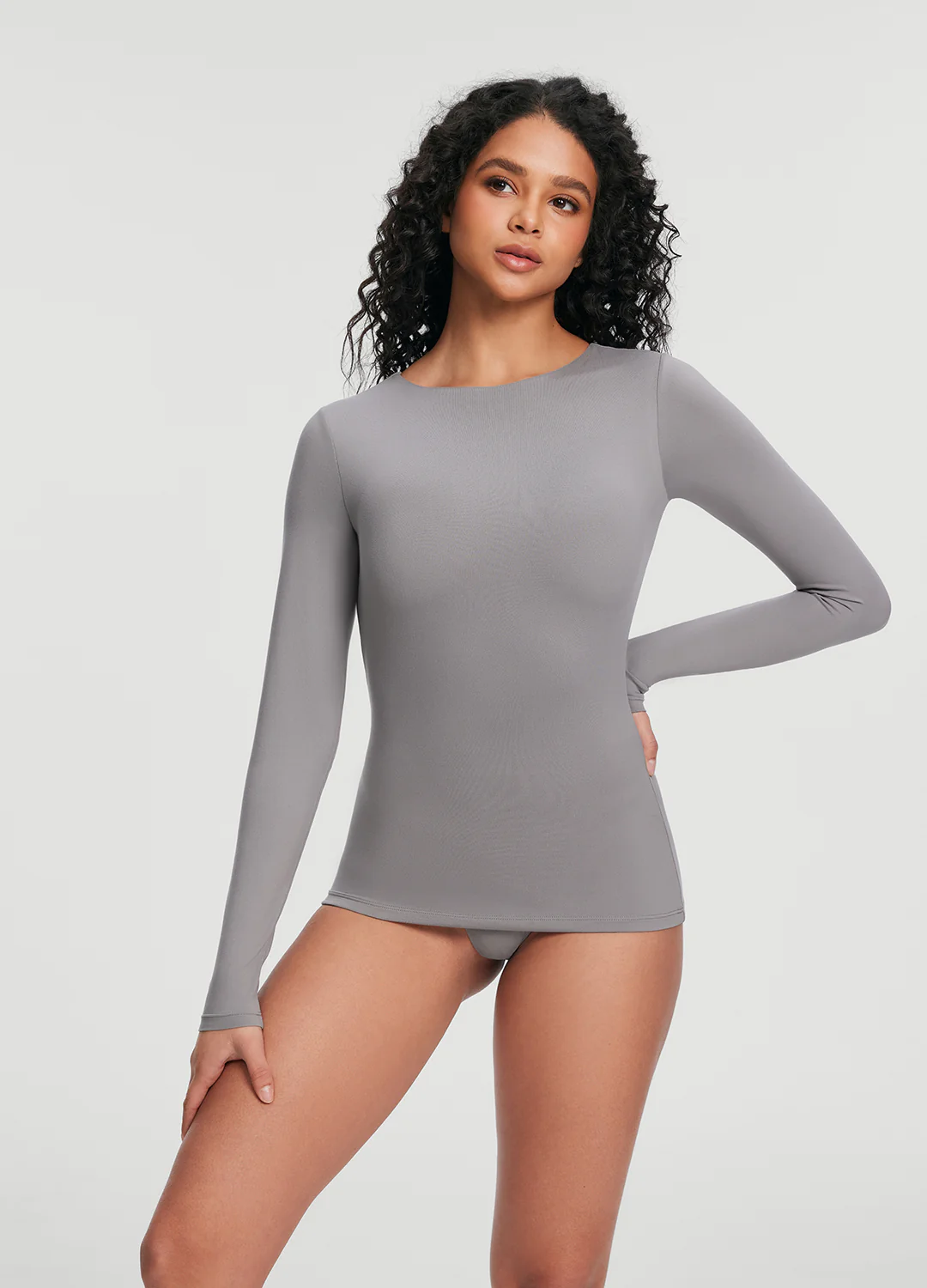 Crew Neck Long Sleeve Top 3-Pack - Image 4