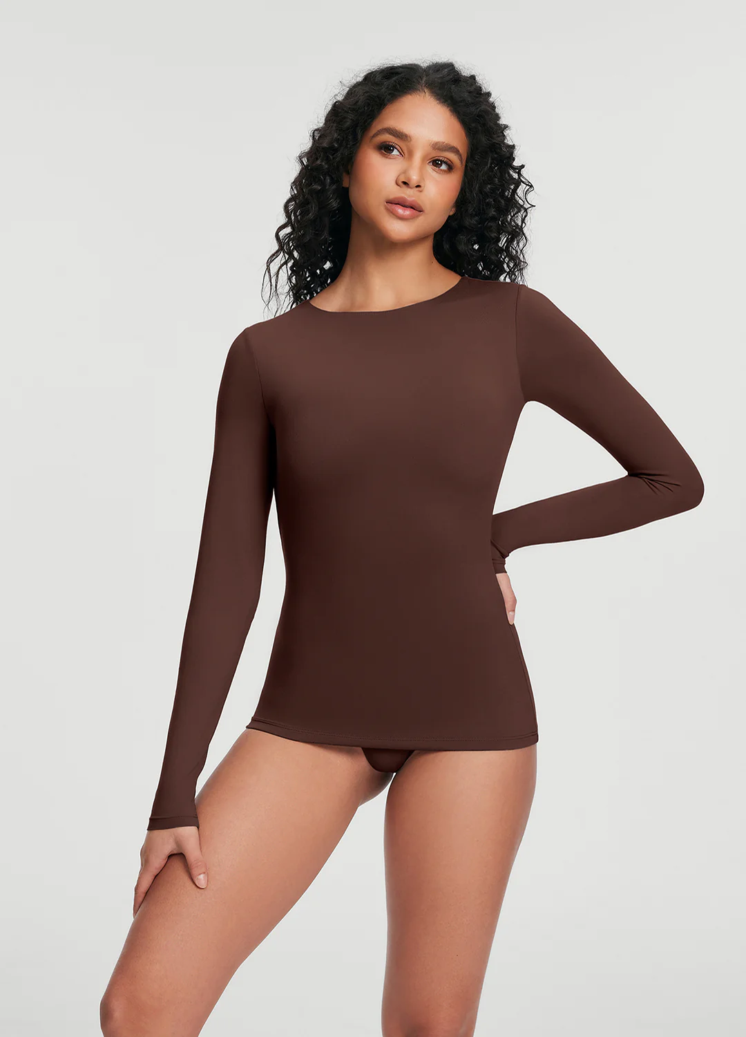 Crew Neck Long Sleeve Top - Image 2