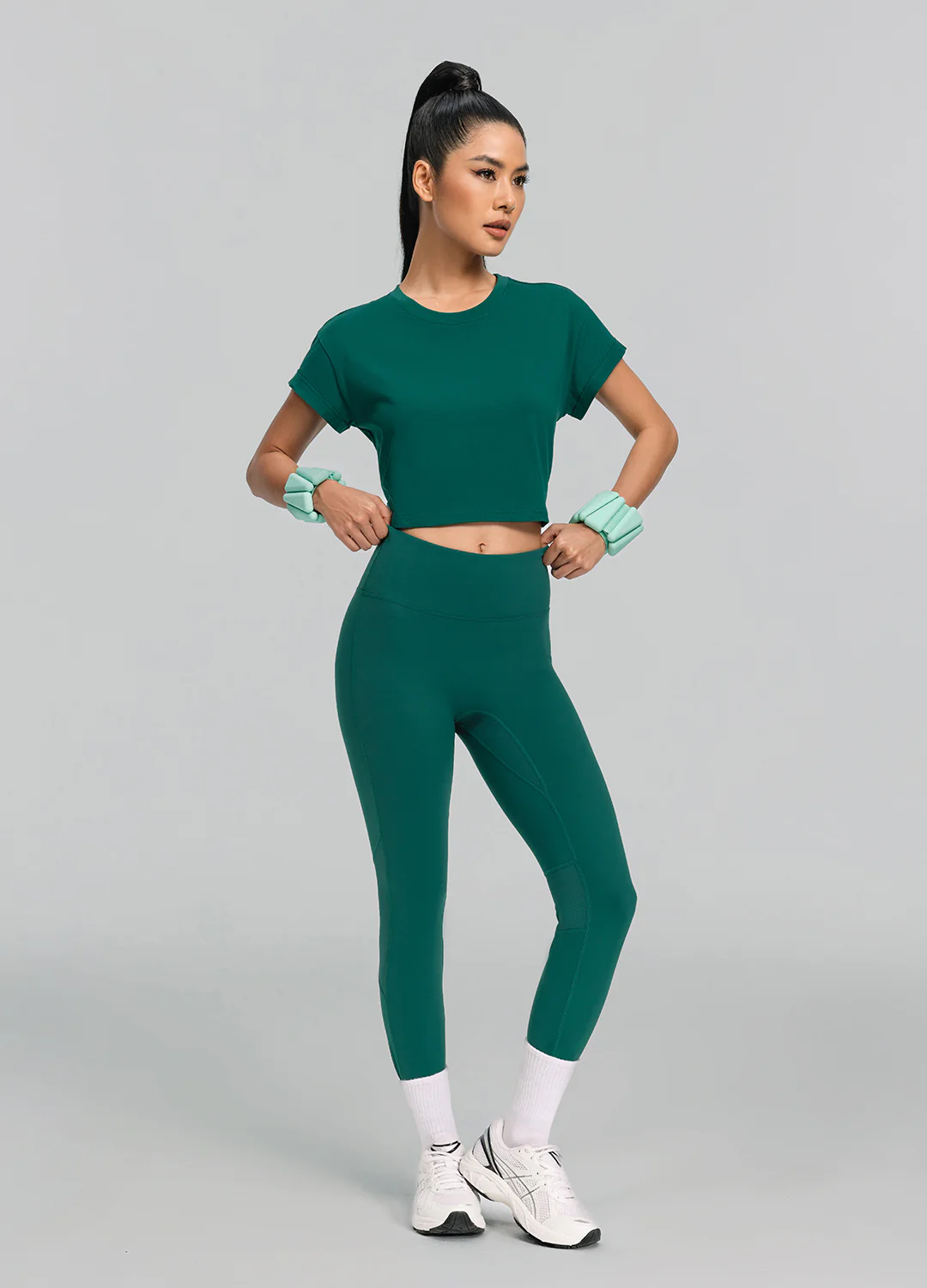Cropped Cotton T-Shirt - Image 5