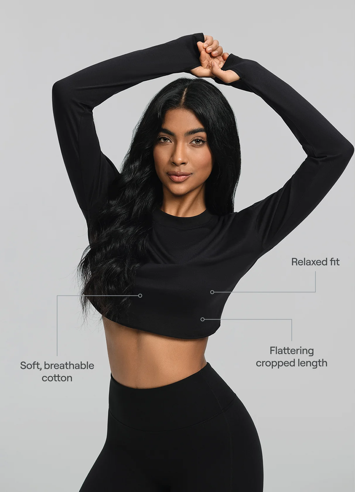 Cropped Long Sleeve - Image 2