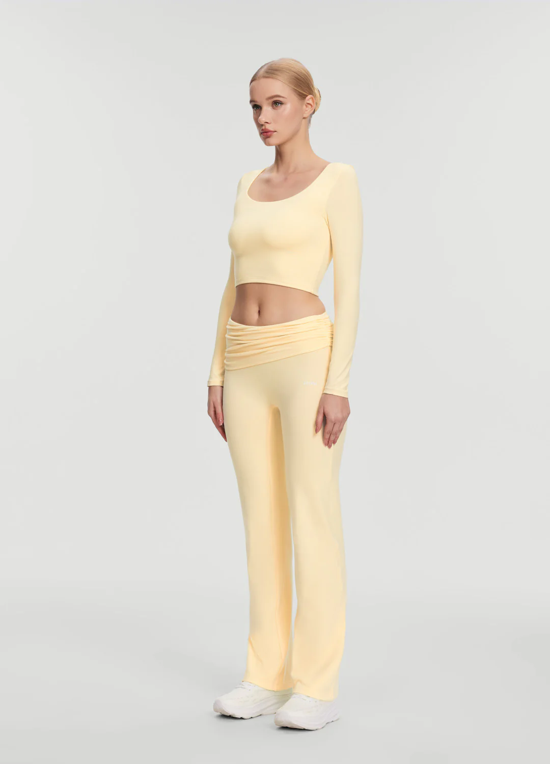 Cropped Round Neck Top - Image 5