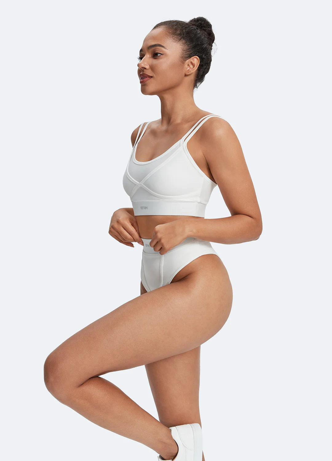 Double-Strap Cotton Bralette - Image 4