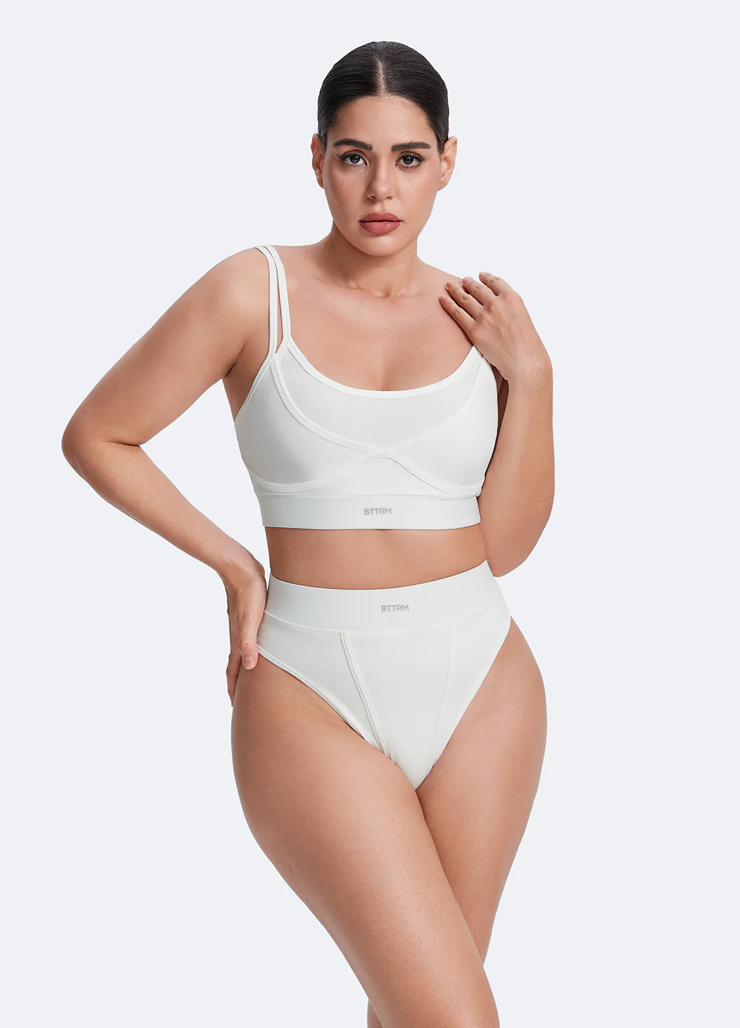 Double-Strap Cotton Bralette - Image 7