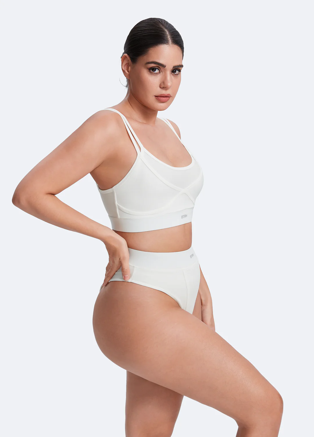 Double-Strap Cotton Bralette - Image 9