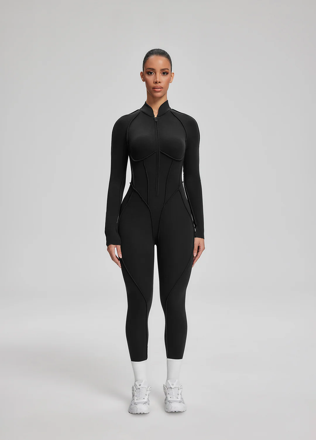 Everyday Cotton Closed-Back Catsuit - Image 4