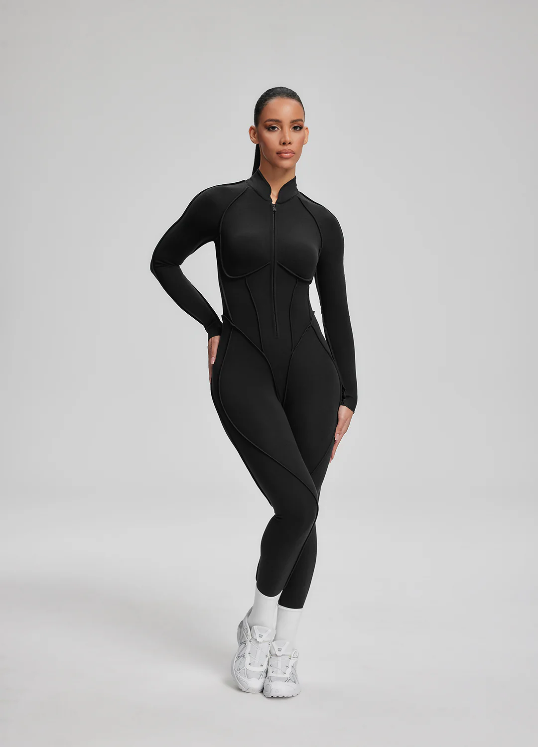 Everyday Cotton Closed-Back Catsuit - Image 6